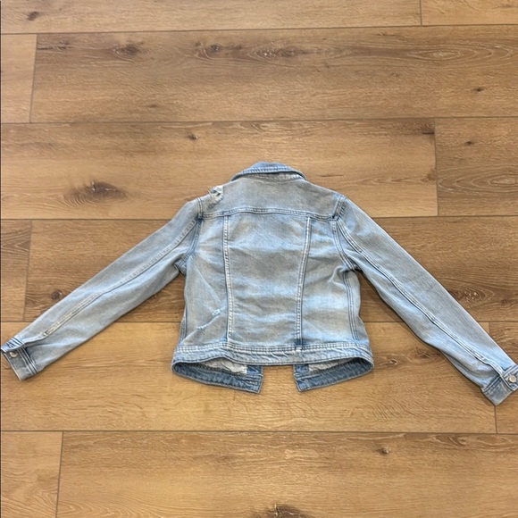 Girls Tractor Light Blue Denim Jacket size Medium - Picture 4 of 4
